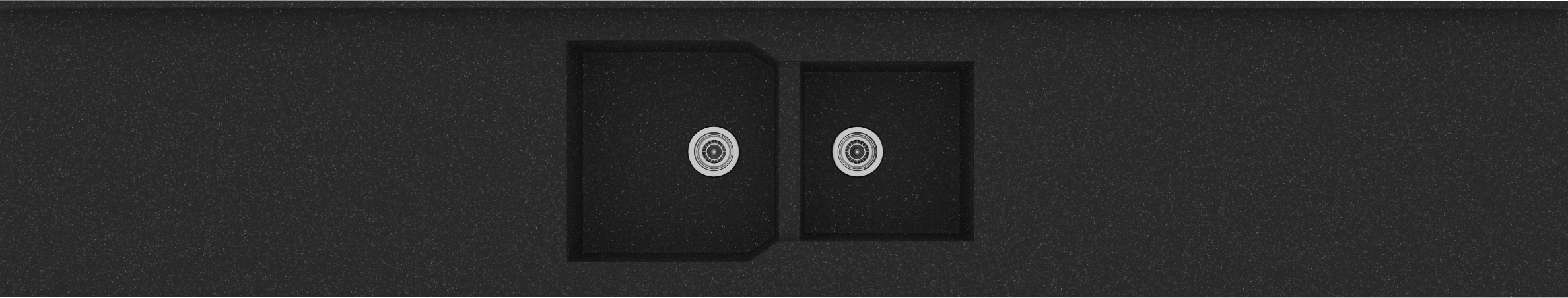 604 Νεροχύτης Monobloc Granite Black