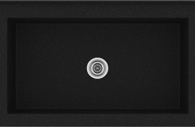608 Νεροχύτης Monobloc Metallic Space