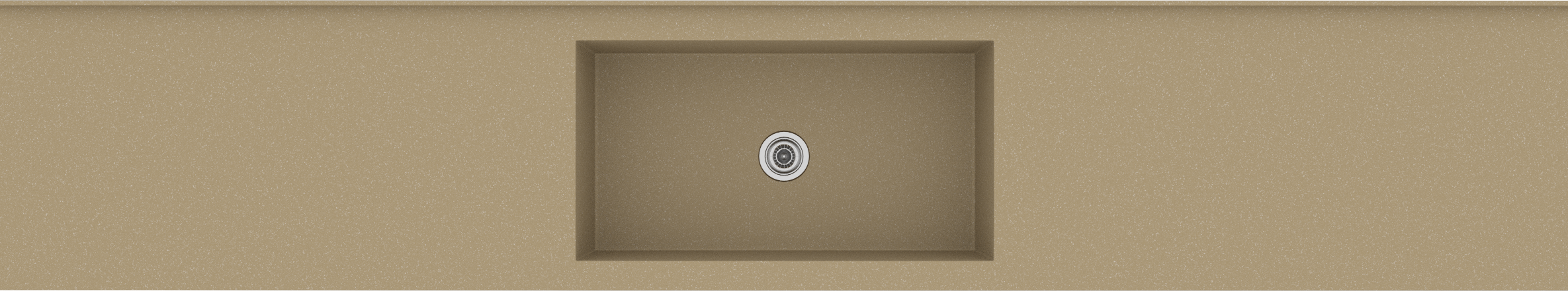 608 Νεροχύτης Monobloc Metallic Cream