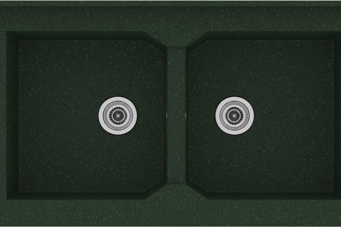 606 Νεροχύτης Monobloc Granite Green